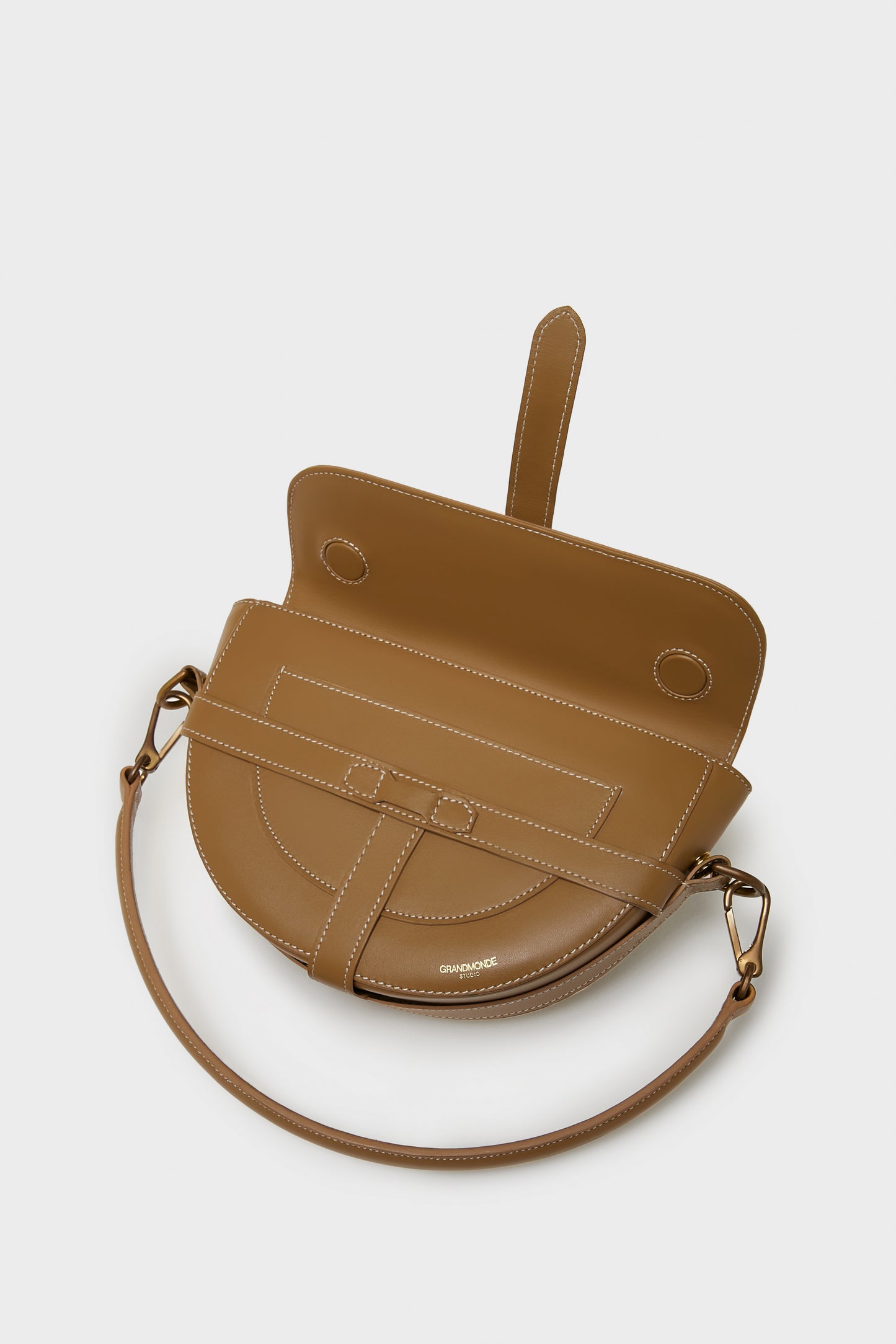 DIJON SIMON SADDLE BAG IN SMOOTH LEATHER