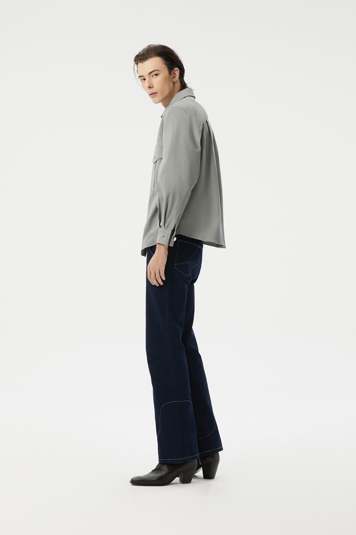 GRANDMONDE STONE CLASSIC SHIRT JACKET