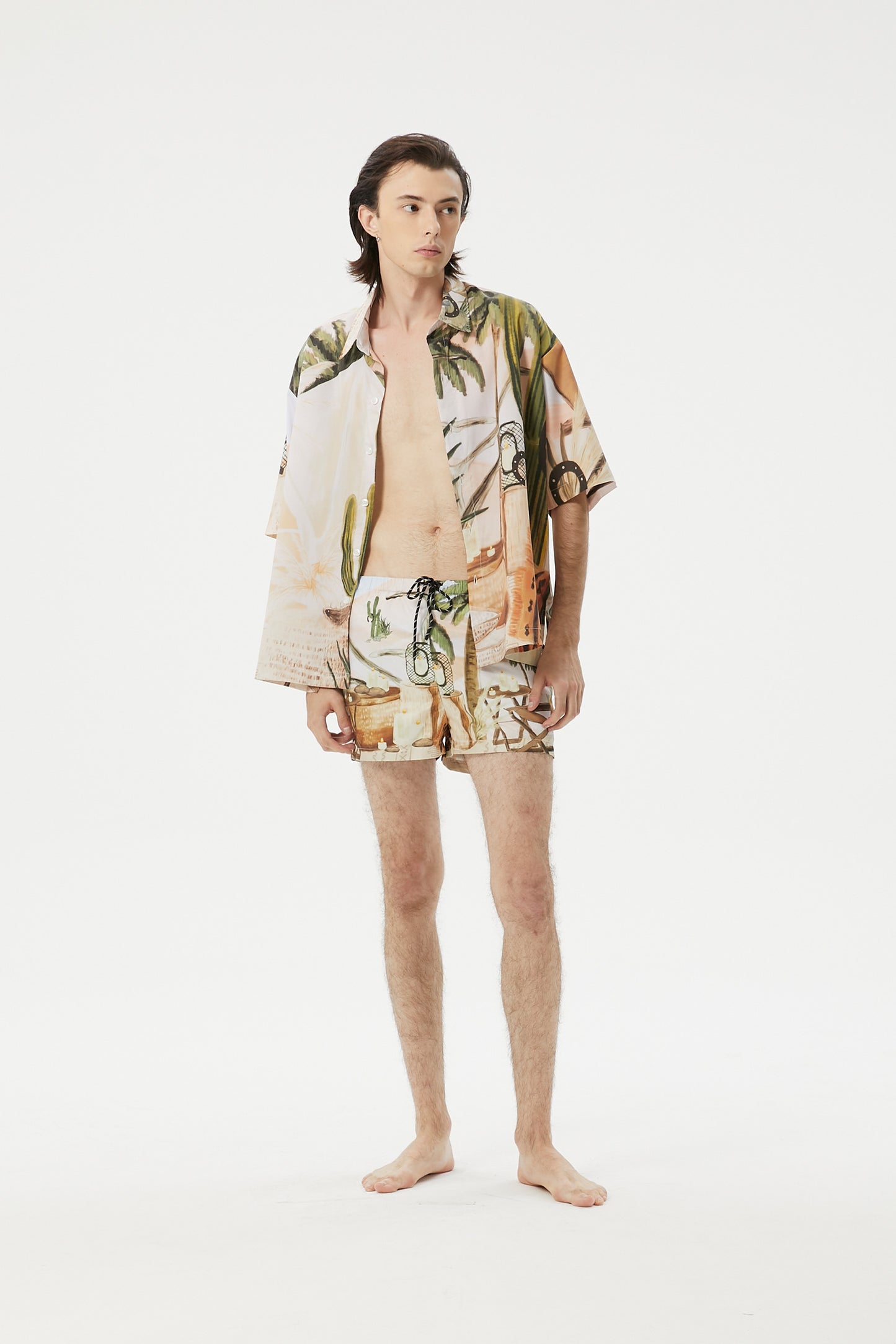 GRANDMONDE DESERT PRINTED SWIM TRUNK