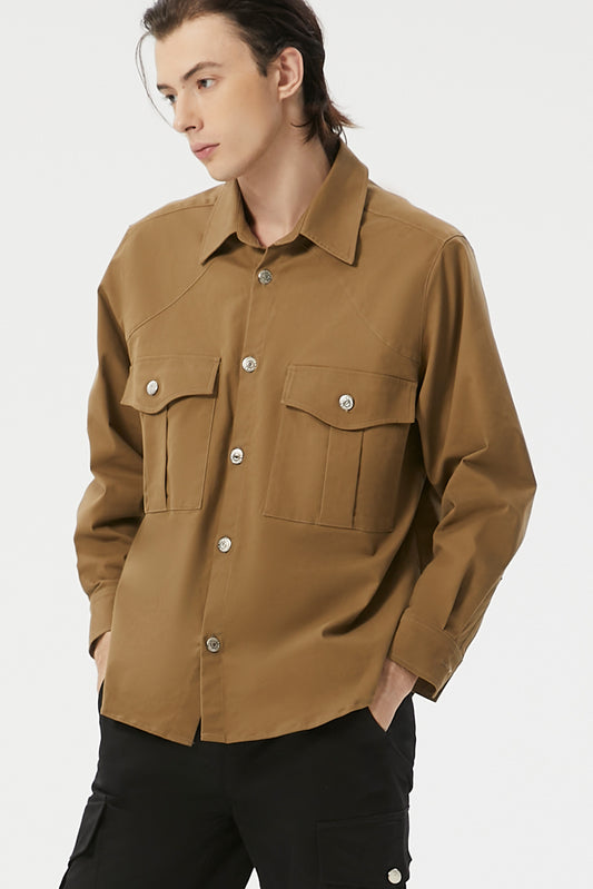 GRANDMONDE COPPER CLASSIC SHIRT JACKET