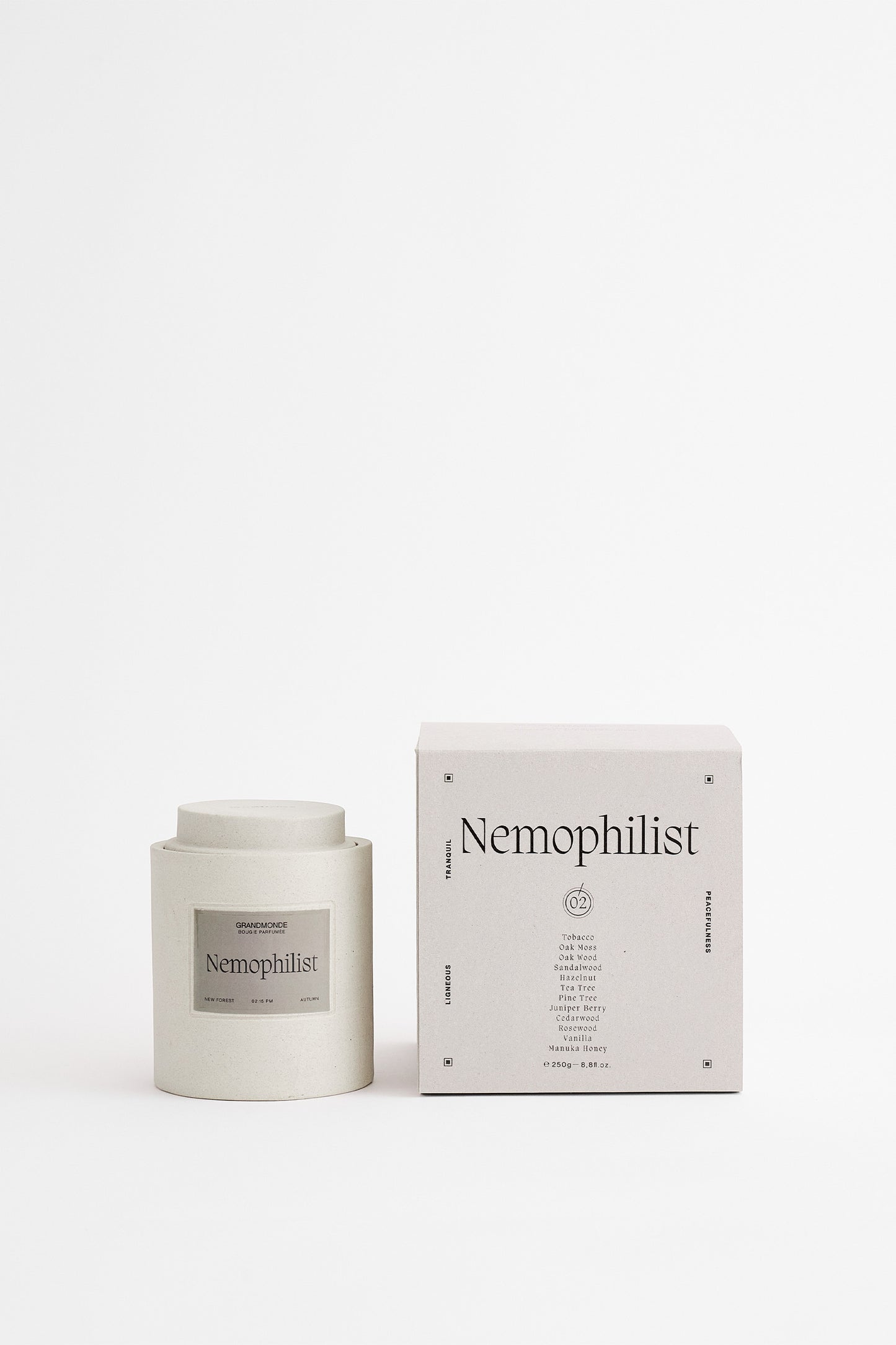 02 NEMOPHILIST IN CLASSIQUE CERAMIC CONTAINER 250G.