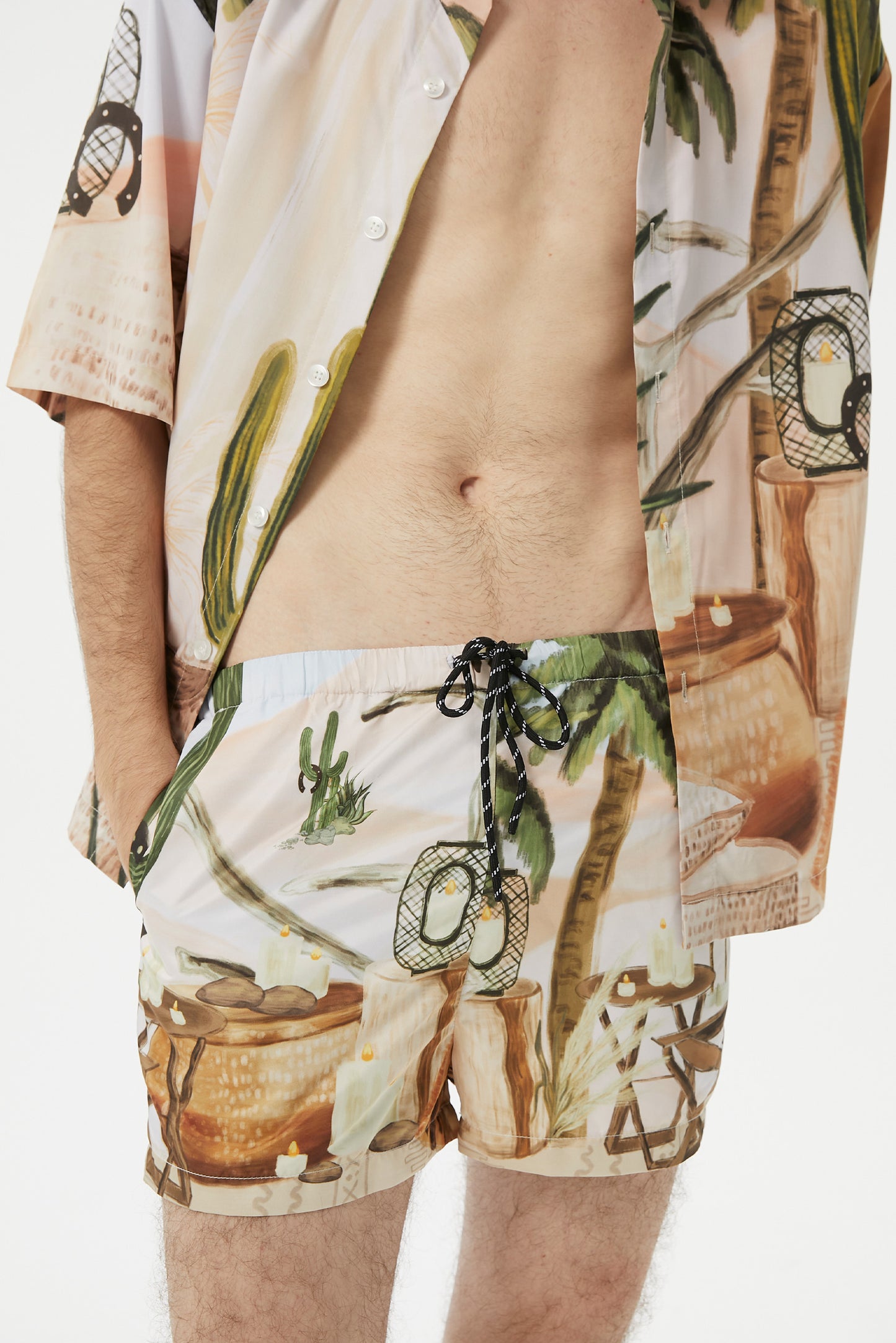 GRANDMONDE DESERT PRINTED SWIM TRUNK