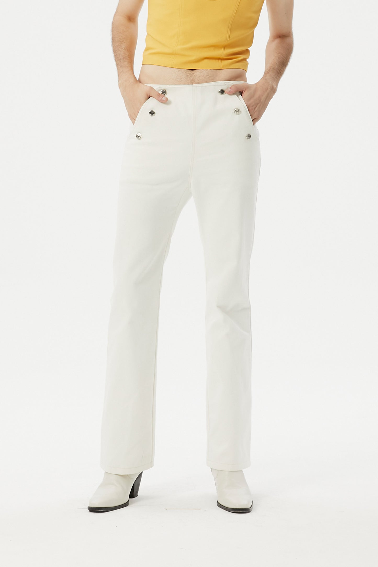 JACQUE CLASSIC GRANDMONDE WHITE SAILOR JEANS