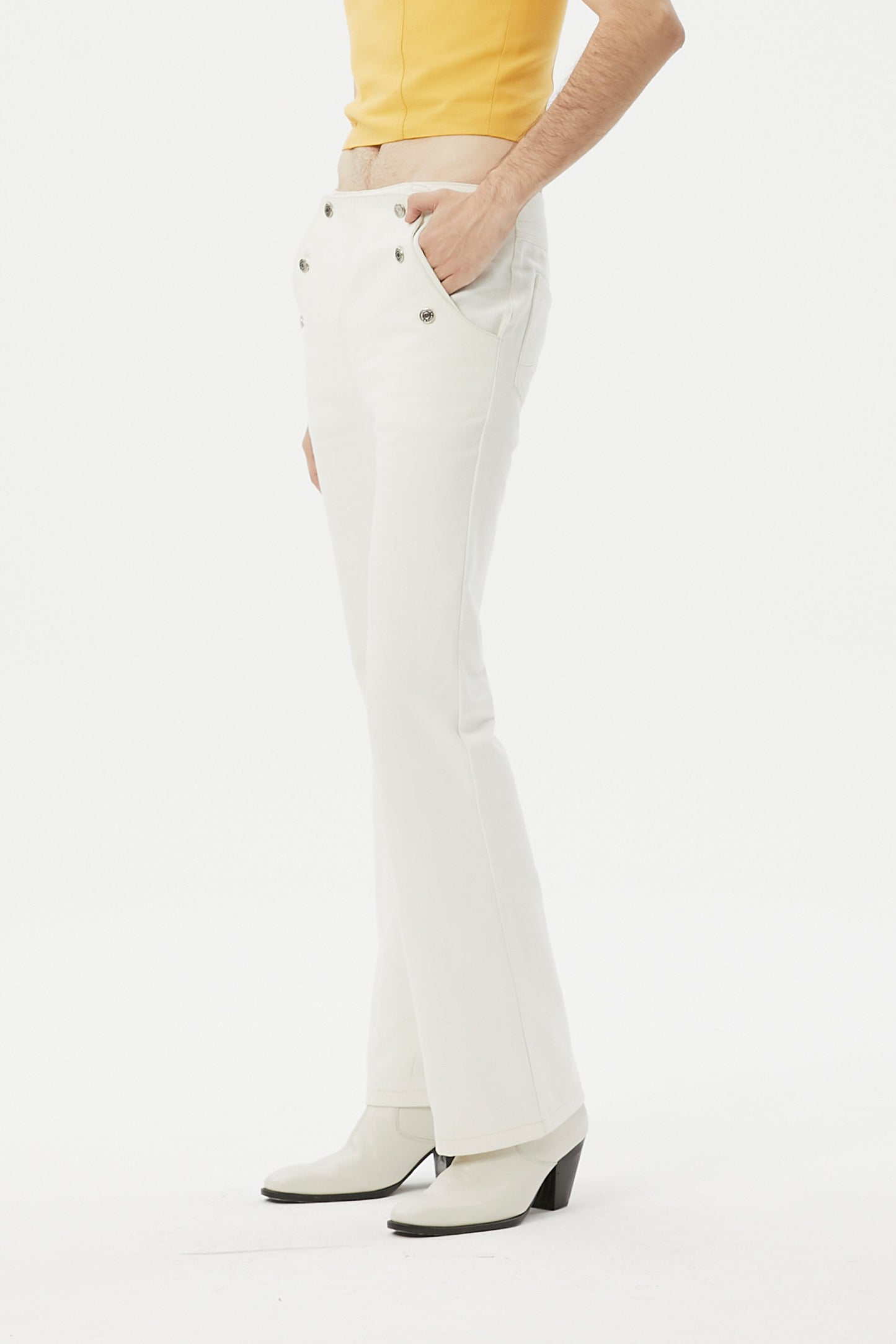 JACQUE CLASSIC GRANDMONDE WHITE SAILOR JEANS